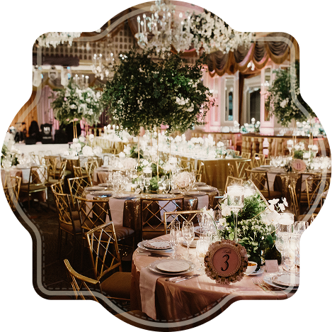 Lieux de réception uniques pour tous types d'événements privés